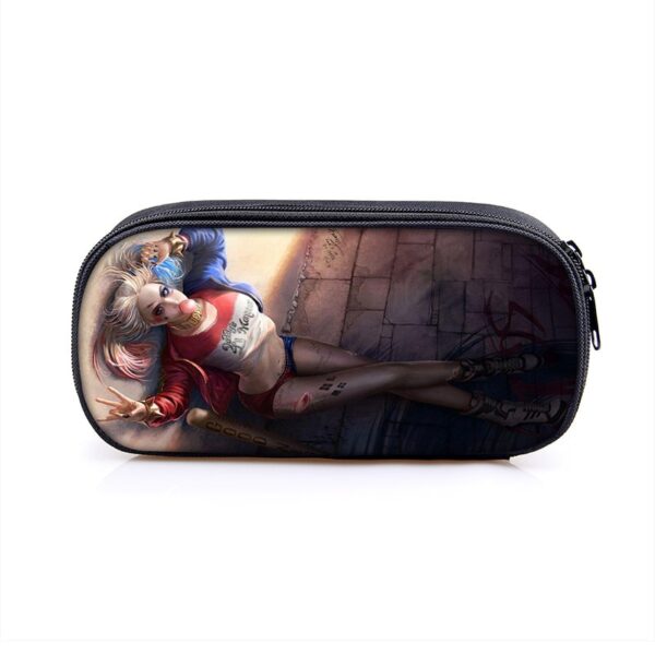 Harley Quinn Large Pencil Case Purse Storage Bags Multifunction Cosmetic Bag - Image 33