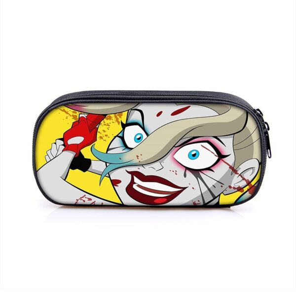 Harley Quinn Large Pencil Case Purse Storage Bags Multifunction Cosmetic Bag - Image 39