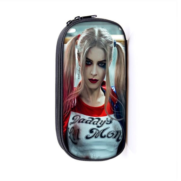 Harley Quinn Large Pencil Case Purse Storage Bags Multifunction Cosmetic Bag - Image 47