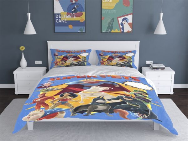 League Of Super-Pets Comfortable Bedding Three-Piece Soft and Breathable Duvet Cover Gift - Image 21