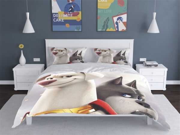 League Of Super-Pets Comfortable Bedding Three-Piece Soft and Breathable Duvet Cover Gift - Image 2