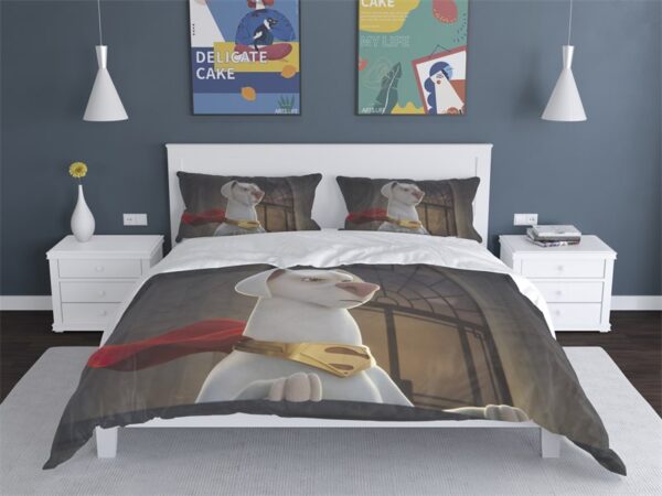 League Of Super-Pets Comfortable Bedding Three-Piece Soft and Breathable Duvet Cover Gift - Image 4