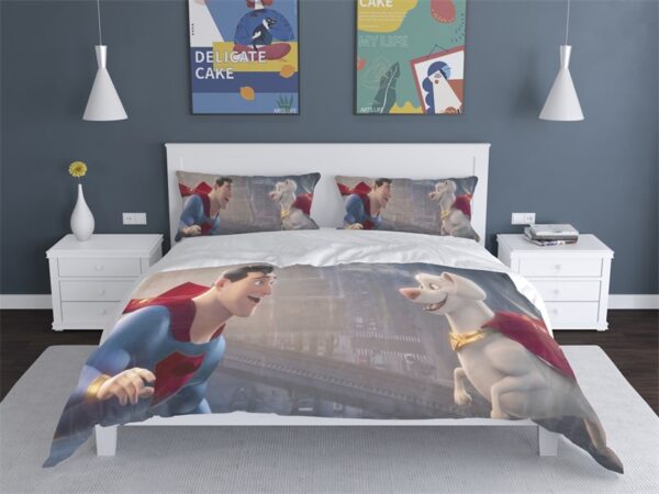 League Of Super-Pets Comfortable Bedding Three-Piece Soft and Breathable Duvet Cover Gift - Image 6