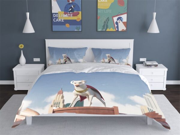 League Of Super-Pets Comfortable Bedding Three-Piece Soft and Breathable Duvet Cover Gift - Image 7