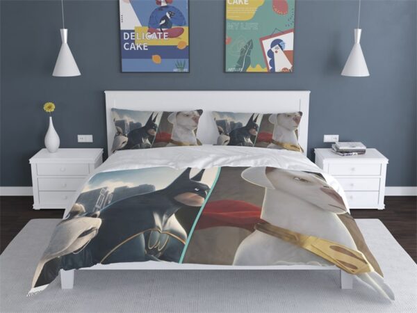 League Of Super-Pets Comfortable Bedding Three-Piece Soft and Breathable Duvet Cover Gift - Image 15