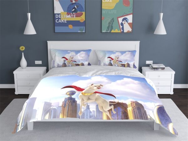 League Of Super-Pets Comfortable Bedding Three-Piece Soft and Breathable Duvet Cover Gift - Image 17