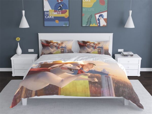 League Of Super-Pets Comfortable Bedding Three-Piece Soft and Breathable Duvet Cover Gift - Image 27