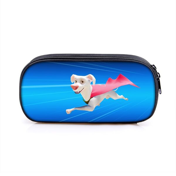 League Of Super-Pets Cosmetic Bags Boys Girls Children Large Pencil Case Purse Storage Bags Women Men Multifunction Makeup Bag - Image 9