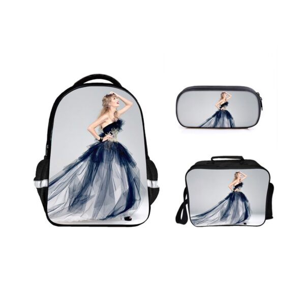 16 Inch Taylor Swift Backpack School Bag+Lunch Bag+Pencil Bag - Image 5