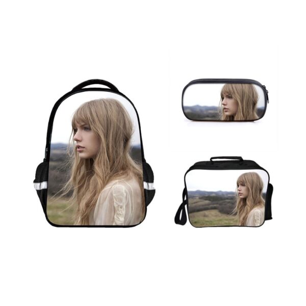 16 Inch Taylor Swift Backpack School Bag+Lunch Bag+Pencil Bag - Image 7