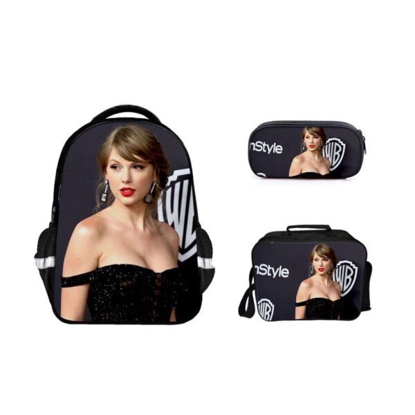 16 Inch Taylor Swift Backpack School Bag+Lunch Bag+Pencil Bag - Image 10