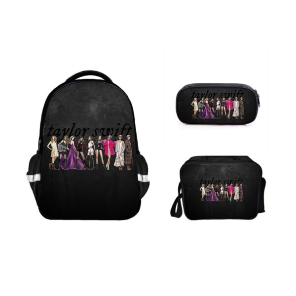 16 Inch Taylor Swift Backpack School Bag+Lunch Bag+Pencil Bag - Image 4