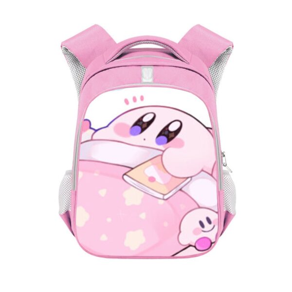 Kirby double-layer backpack personalized school bag Pink - Image 29