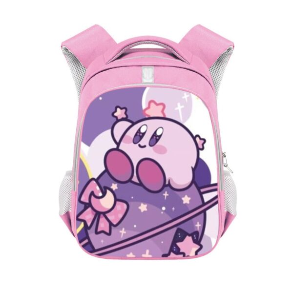 Kirby double-layer backpack personalized school bag Pink - Image 30