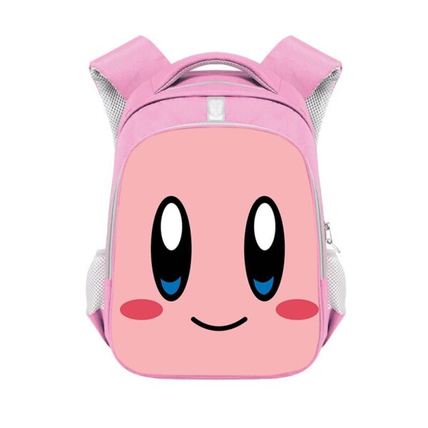 Kirby double-layer backpack personalized school bag Pink