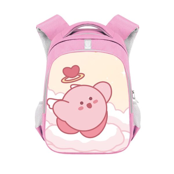 Kirby double-layer backpack personalized school bag Pink - Image 33