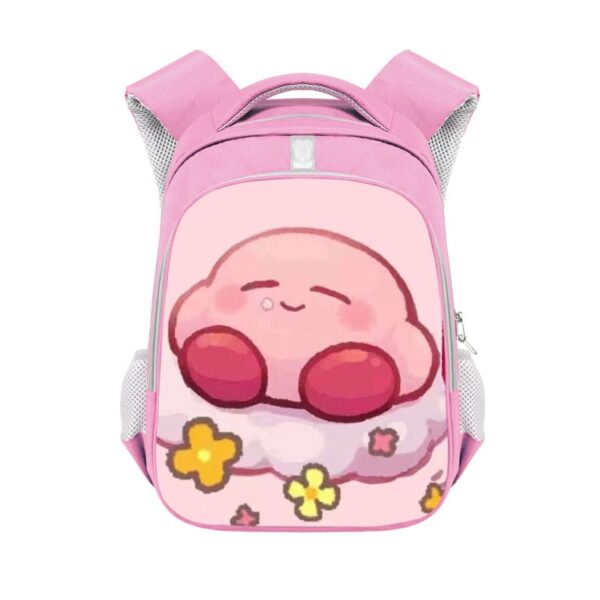 Kirby double-layer backpack personalized school bag Pink - Image 34