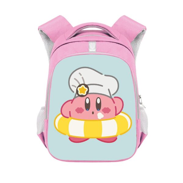 Kirby double-layer backpack personalized school bag Pink - Image 20