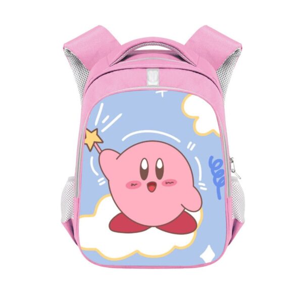 Kirby double-layer backpack personalized school bag Pink - Image 7