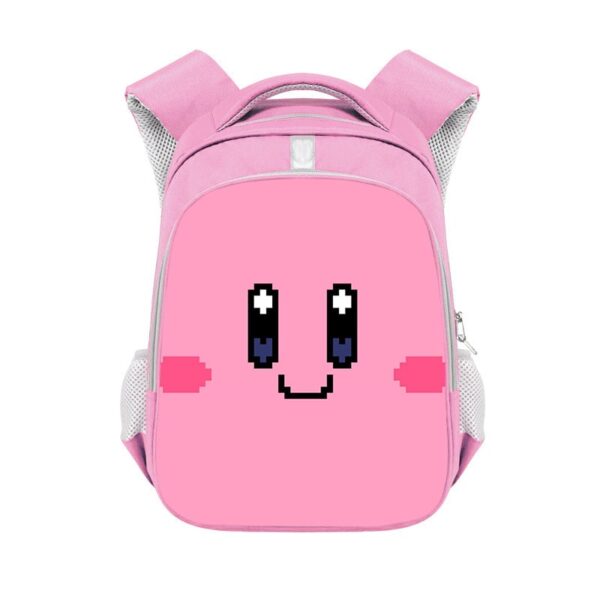 Kirby double-layer backpack personalized school bag Pink - Image 9