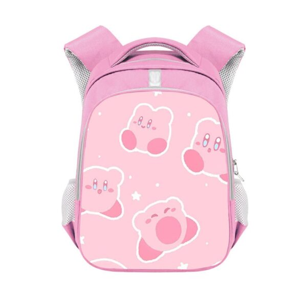 Kirby double-layer backpack personalized school bag Pink - Image 11