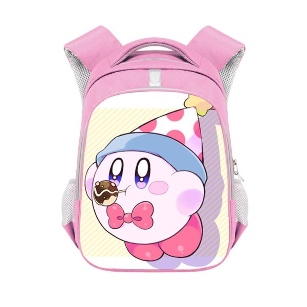 Kirby double-layer backpack personalized school bag Pink - Image 14