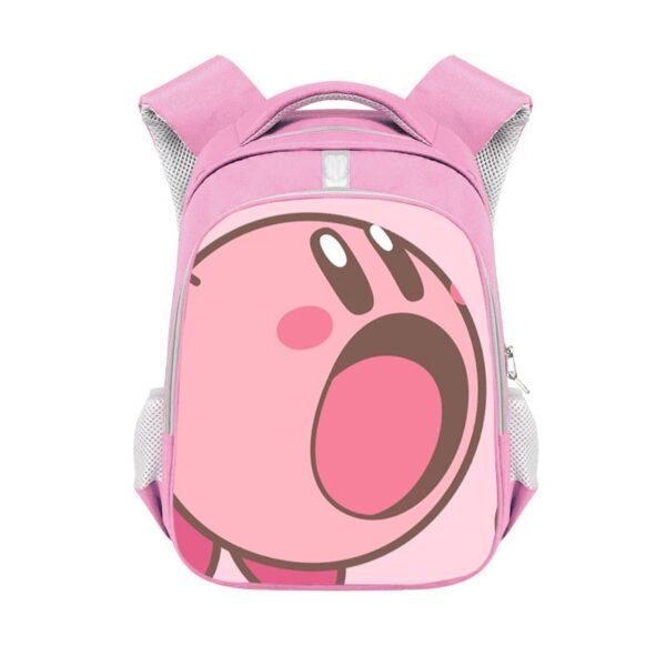 Kirby double-layer backpack personalized school bag Pink - Image 16