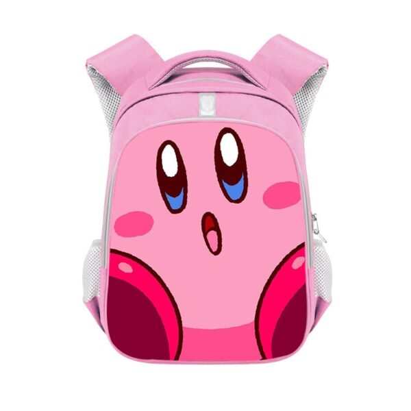 Kirby double-layer backpack personalized school bag Pink - Image 22