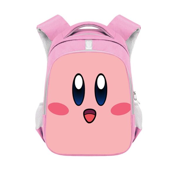 Kirby double-layer backpack personalized school bag Pink - Image 25