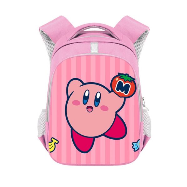 Kirby double-layer backpack personalized school bag Pink - Image 26