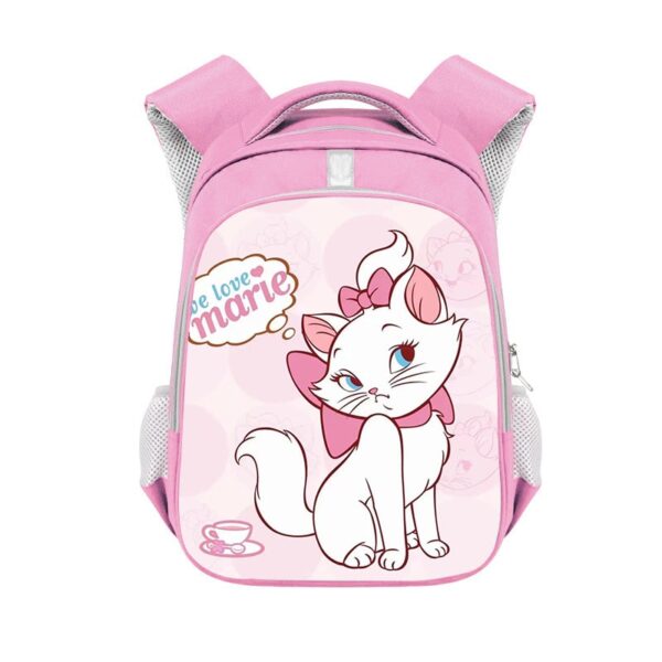 Marie Cat double-layer backpack personalized school bag Pink - Image 34