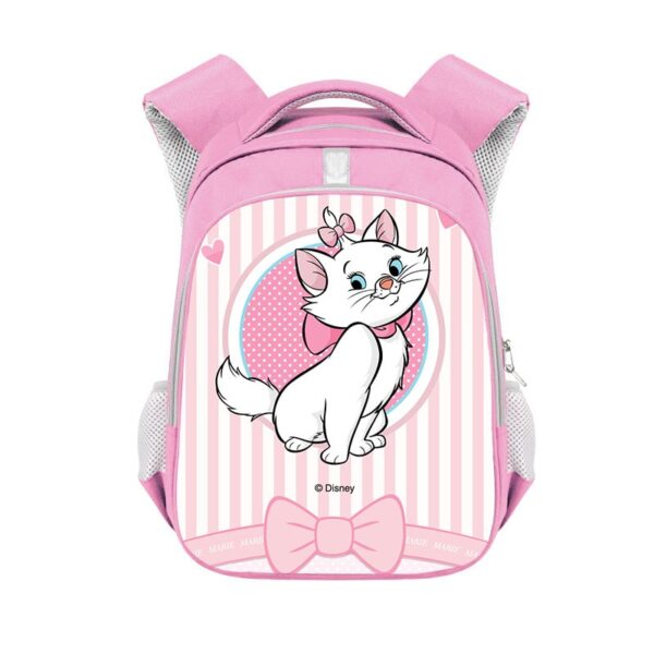 Marie Cat double-layer backpack personalized school bag Pink - Image 36