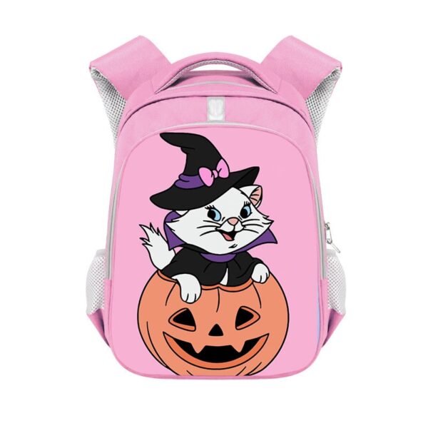 Marie Cat double-layer backpack personalized school bag Pink - Image 5