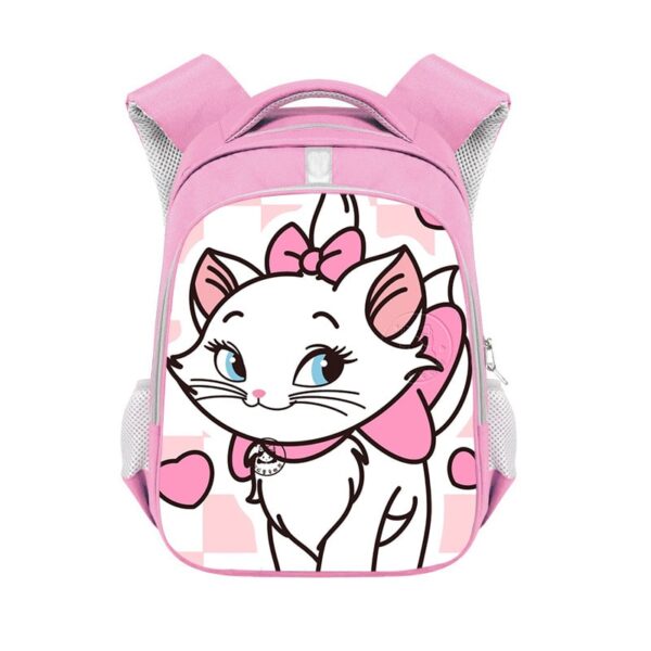 Marie Cat double-layer backpack personalized school bag Pink - Image 7