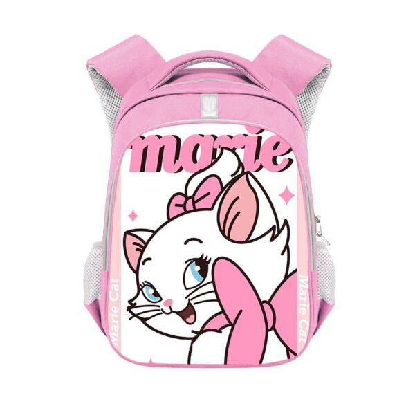 Marie Cat double-layer backpack personalized school bag Pink - Image 9