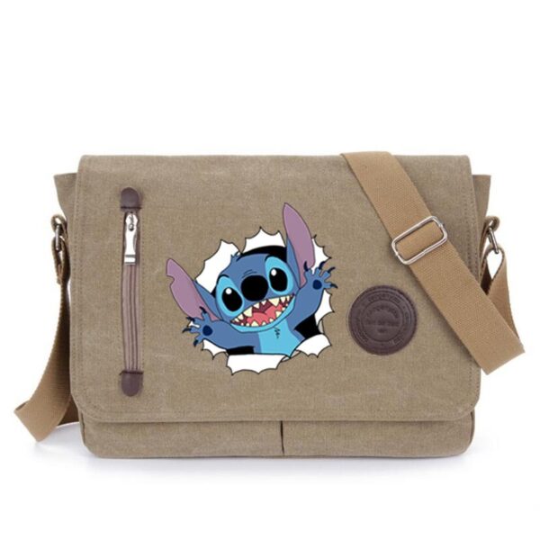 Stitch Messenger Bag Shoulder Bag - Image 11