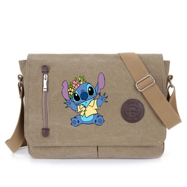 Stitch Messenger Bag Shoulder Bag - Image 12