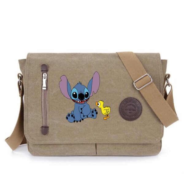 Stitch Messenger Bag Shoulder Bag - Image 13