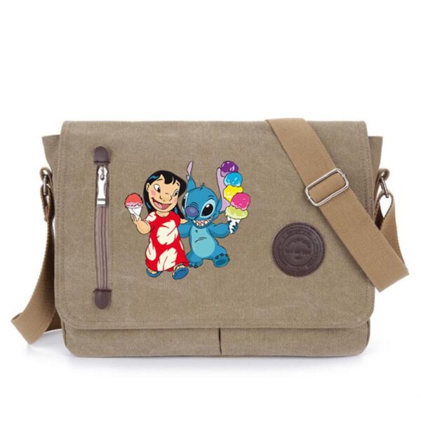 Stitch Messenger Bag Shoulder Bag - Image 4