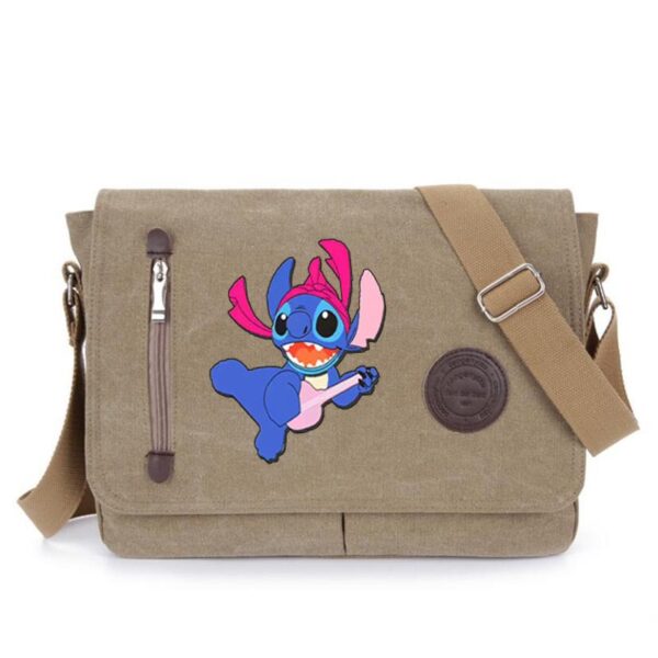 Stitch Messenger Bag Shoulder Bag - Image 7