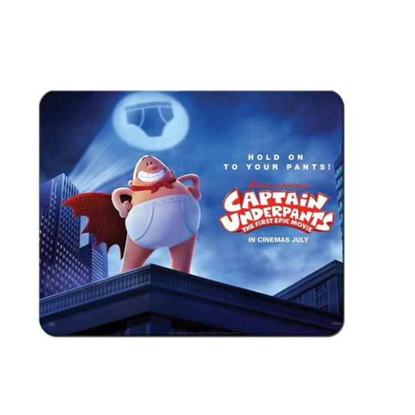 Captain Underpants Mouse Pad Natural Rubber Washable Gift - Image 37