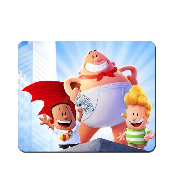 Captain Underpants Mouse Pad Natural Rubber Washable Gift - Image 15