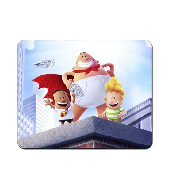 Captain Underpants Mouse Pad Natural Rubber Washable Gift - Image 20