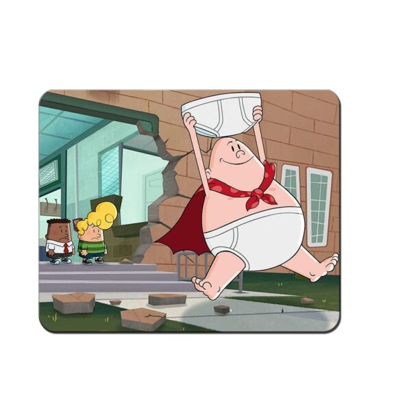 Captain Underpants Mouse Pad Natural Rubber Washable Gift - Image 24