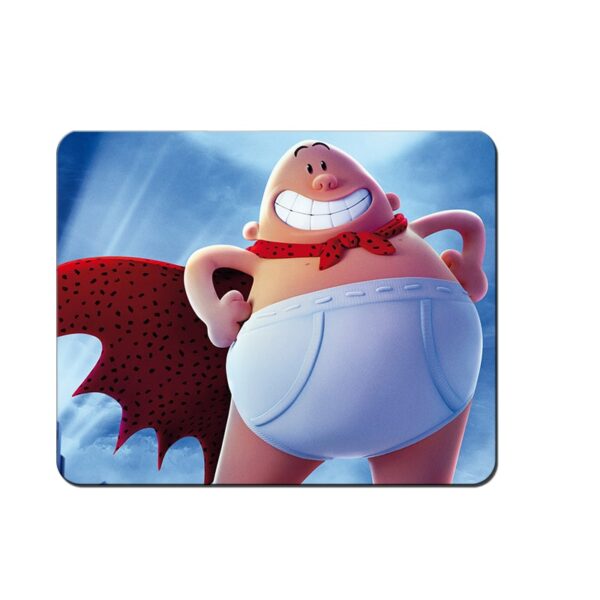 Captain Underpants Mouse Pad Natural Rubber Washable Gift - Image 28