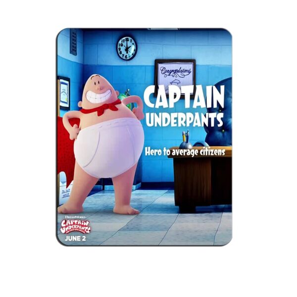 Captain Underpants Mouse Pad Natural Rubber Washable Gift - Image 30