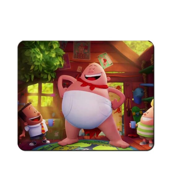 Captain Underpants Mouse Pad Natural Rubber Washable Gift - Image 31