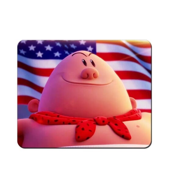 Captain Underpants Mouse Pad Natural Rubber Washable Gift - Image 32