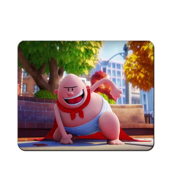 Captain Underpants Mouse Pad Natural Rubber Washable Gift - Image 35