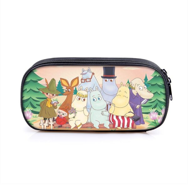 Moomin Large Pencil Case Purse Storage Bags Multifunction Cosmetic Bag - Image 3